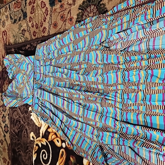 UO Gia Lace-Up Maxi Dress Size XS - Picture 4 of 5